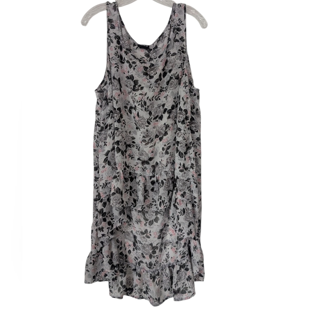 Torrid Gray/Pink Floral Hi-Lo Top Sz.18/20